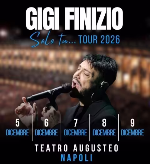 Finizio • Solo tu… tour 2026
